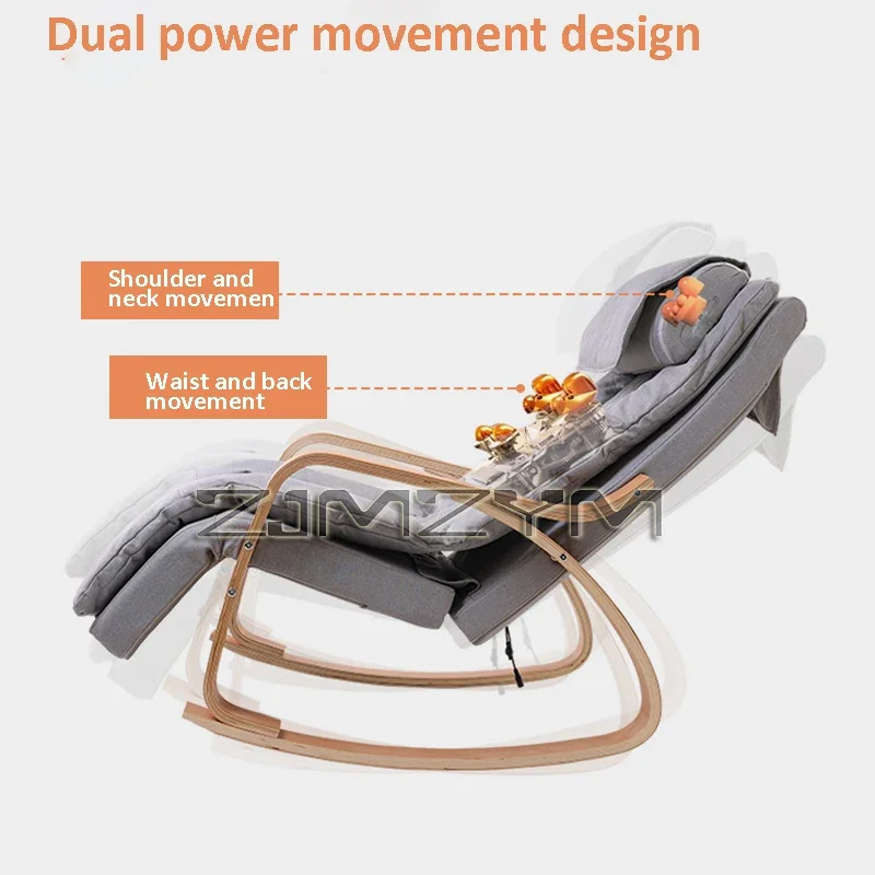 Home Office Multi-Functional Portable Electric Rocking Massage Chair Leisure Heating Vibration Full Body Massage Recliner Sofa 3