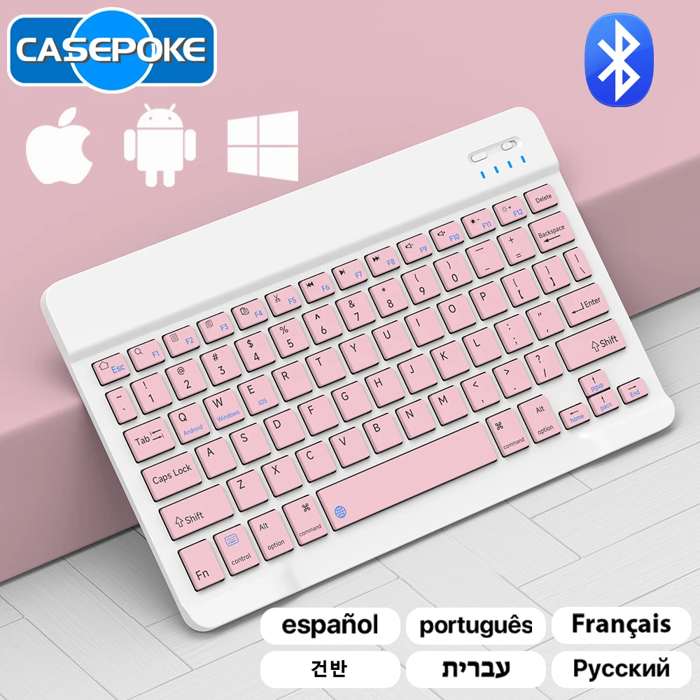 10 Inch Bluetooth Wireless Keyboard Wireless keyboard mouse bluetooth keyboard case tablet keyboard wireless keyboard tablet keyboard case for Samsung Xiaomi Apple Mobile Phone Tablet