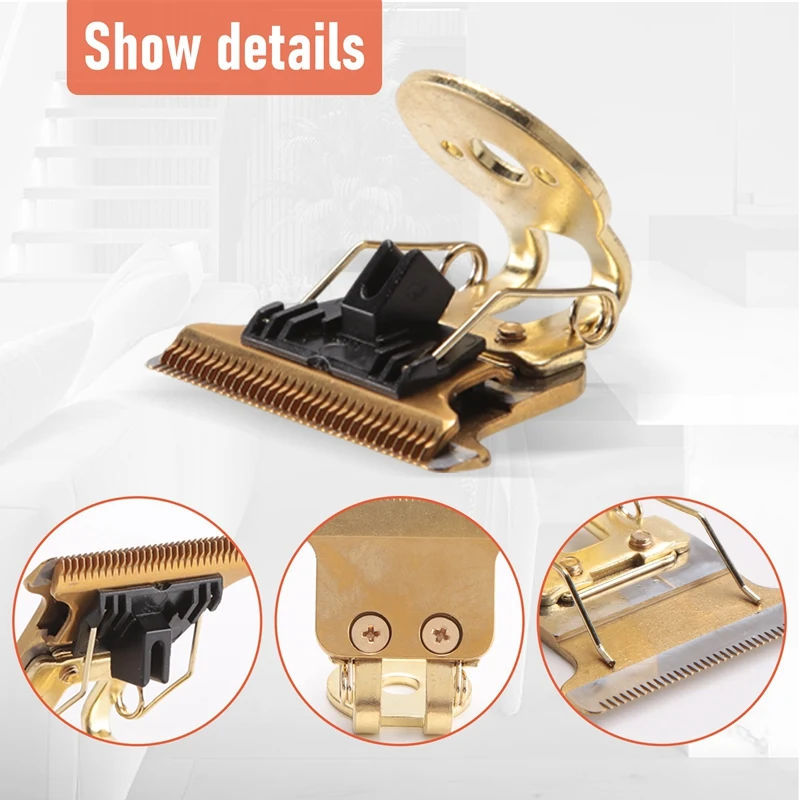 T-Shaped Hair Clipper Blade Replacement Head With Stand T9