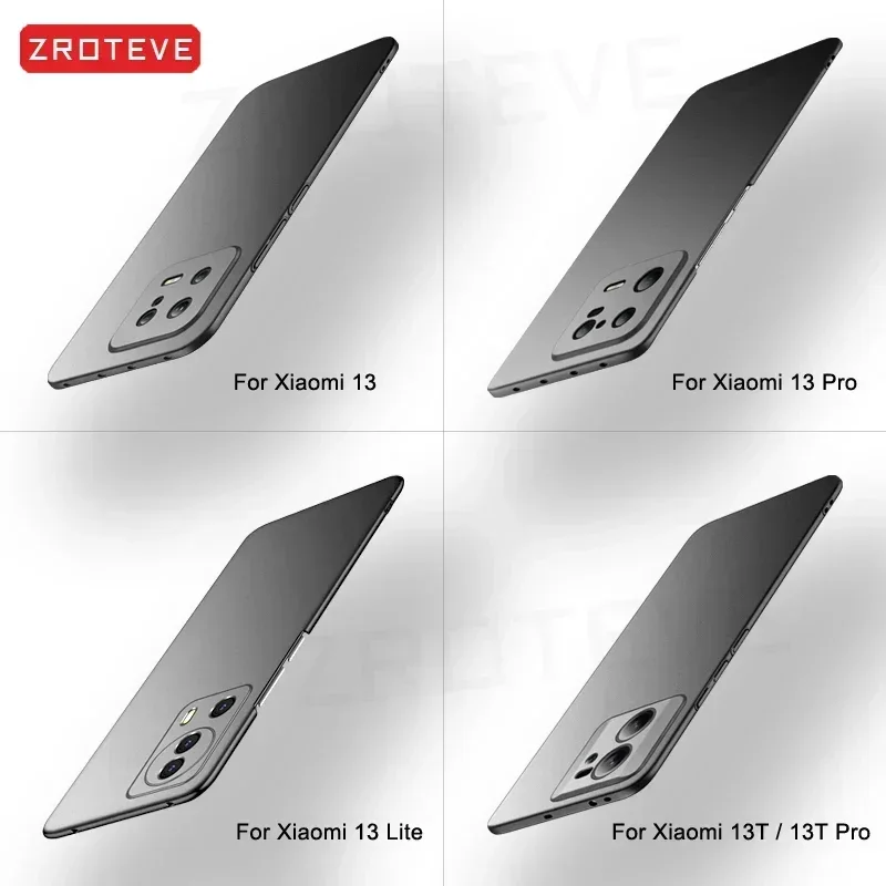 Ultra Thin Hard Matte PC Protective Case for Xiaomi 13T - Sleek & Durable Cover by ZROTEVE