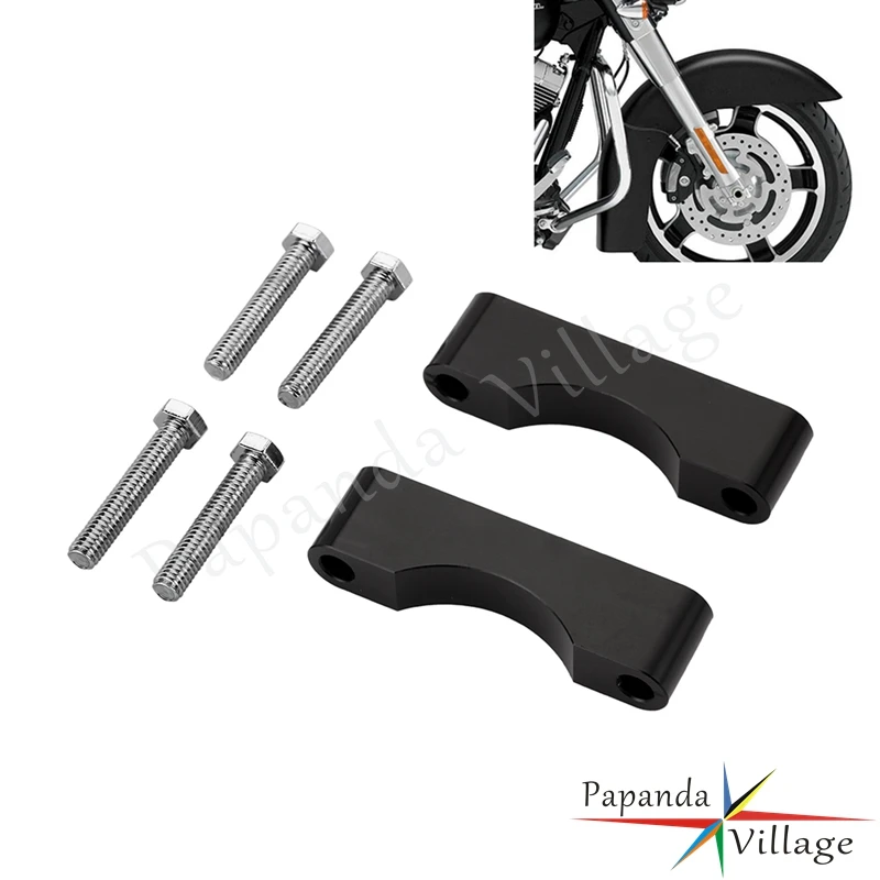 

Пара хромированных брызговиков для Harley Touring Road King Street FLT FLHT FLHR FLHX FLTR Trike 84-13 CNC 3"