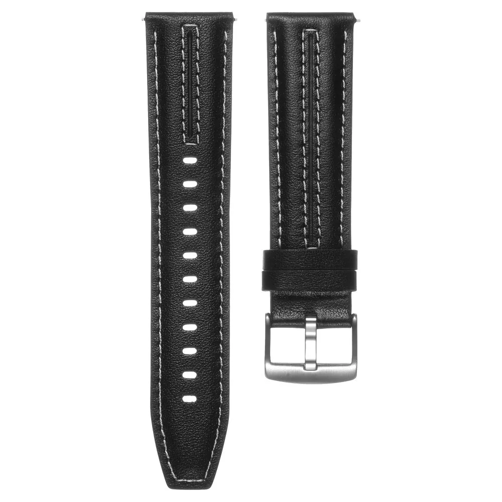 Premium Leather Watch Strap, 18mm/22mm, Business & Sports Style