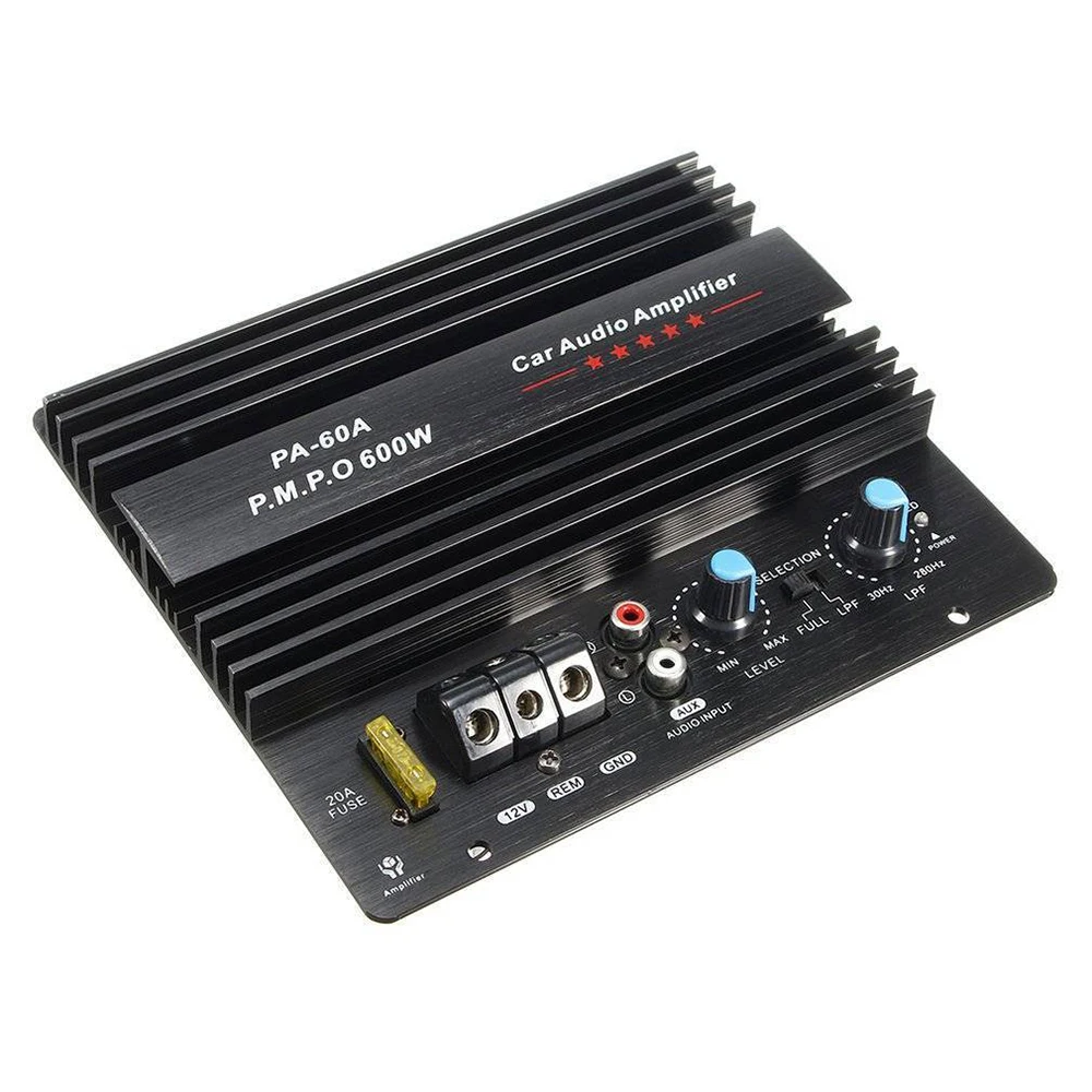600W Amplifier Board 12V Car Audio Power Amplifier Board Lossless Subwoofer Bass
