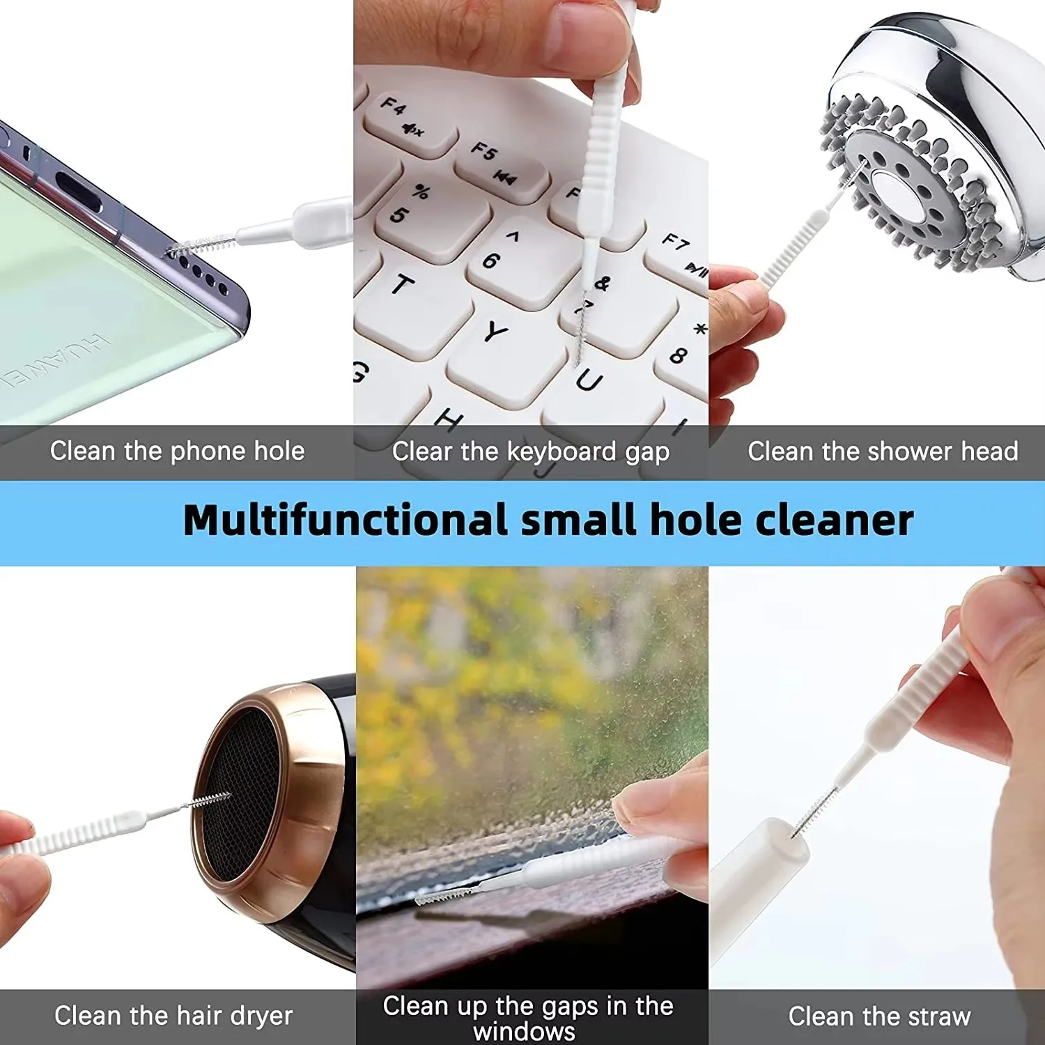 1-50PCS Mini Cleaning Brush Computer Keyboard Mobile Phone Hole Port thumbnail 11