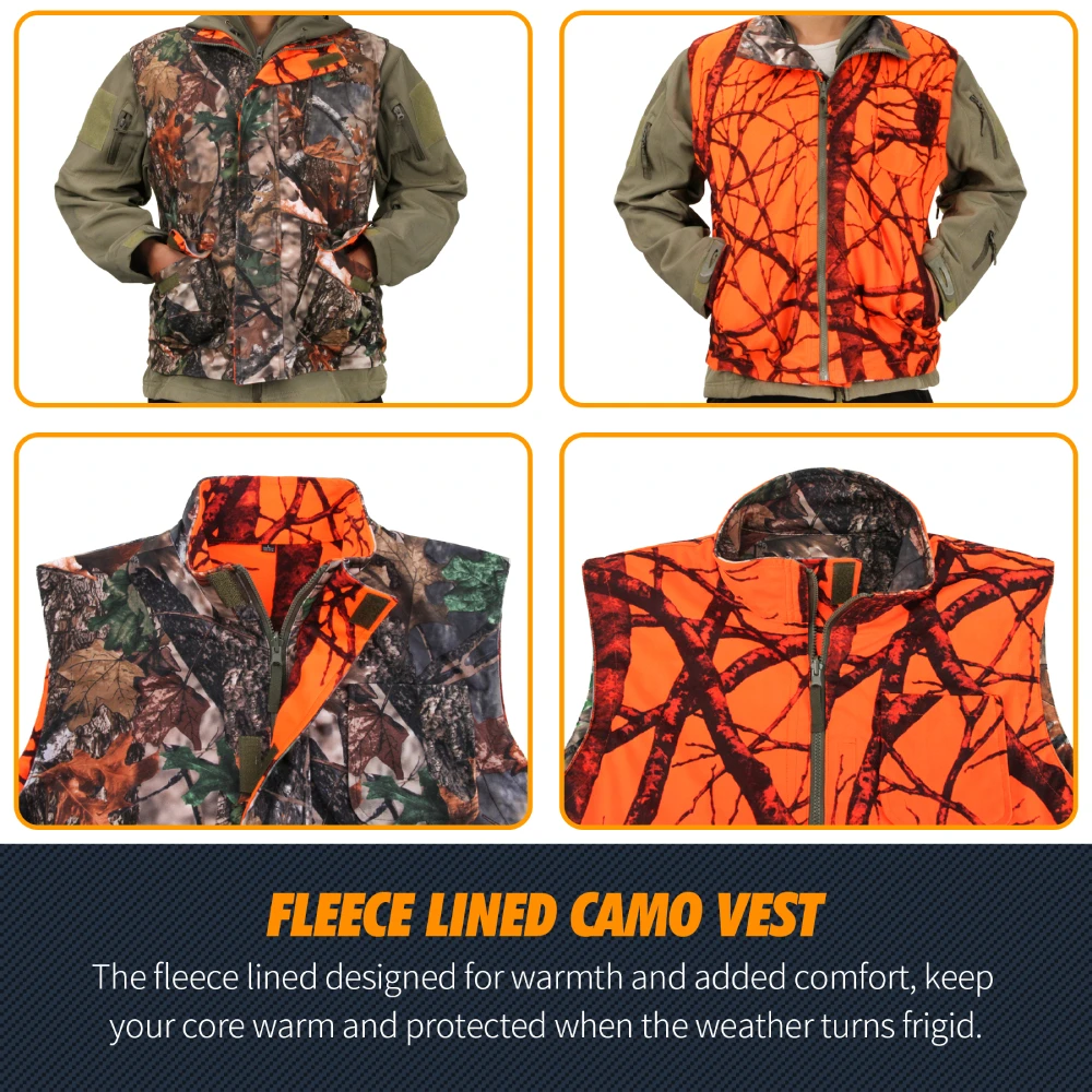 Hunting Vest Men Sleeveless Jacket Camouflage Field Breathable Many Multi Pockets Outdoors Waistcoat