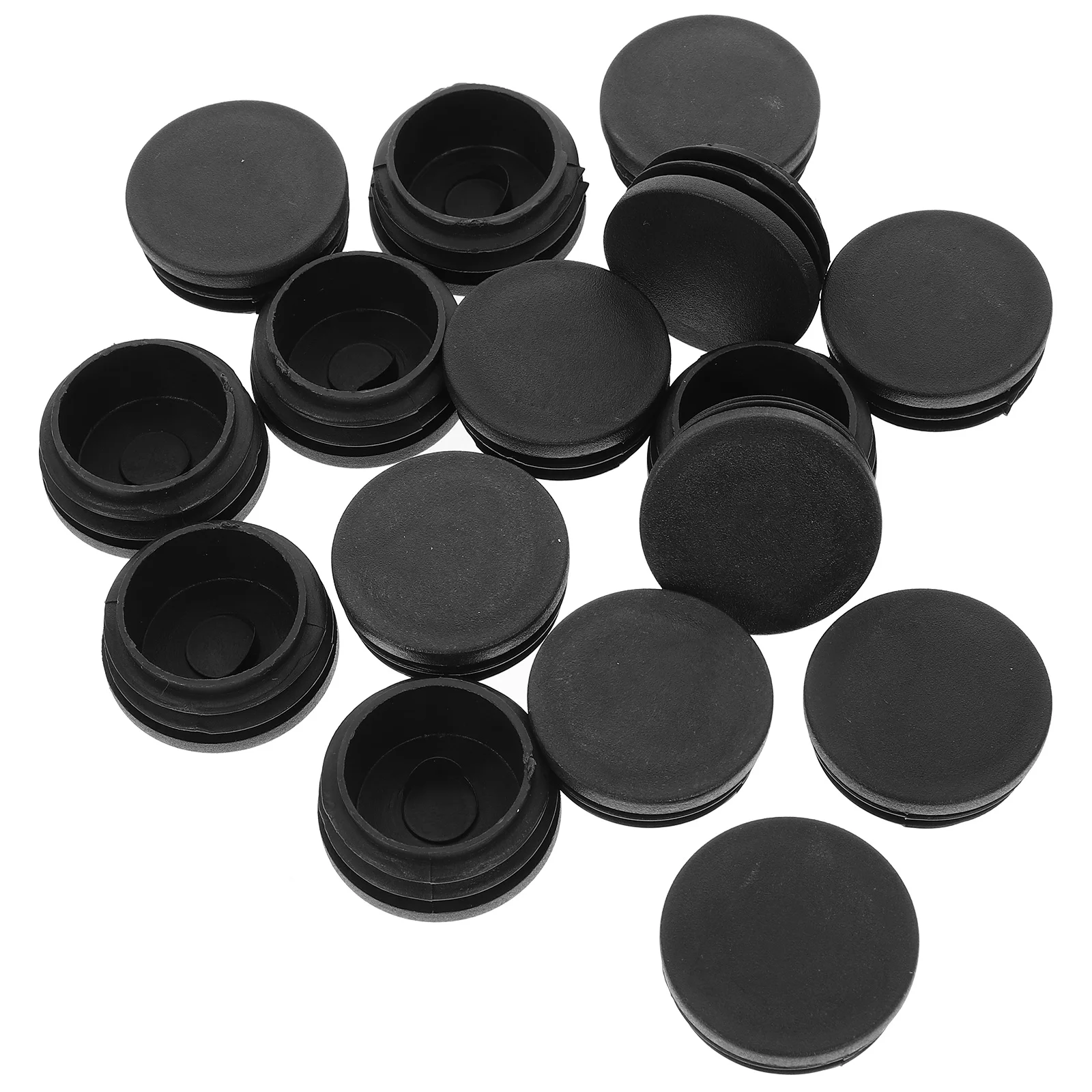 

16pcs Tubing Plug Caps Chair Glide Caps Furniture Chair Leg Pipe Covers(1-1/2 Inches)