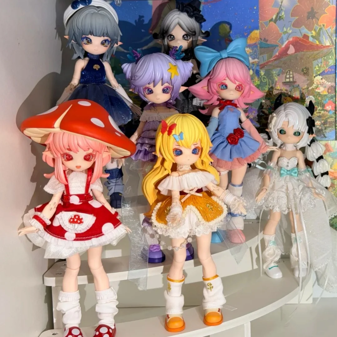 本物のきのこ菌類12点BJDブラインドボックス関節可動式絶妙な