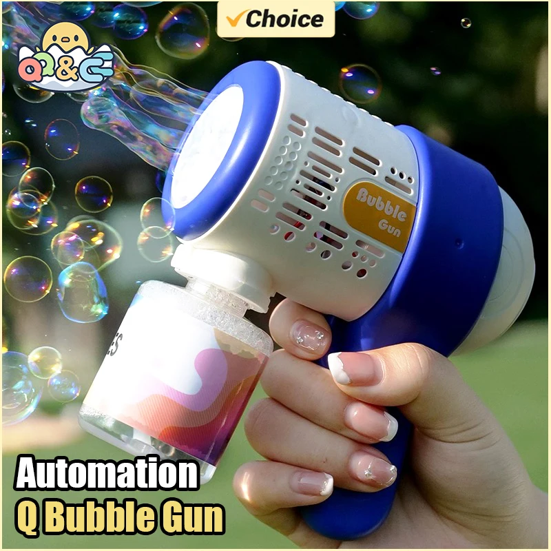 2024 핫 아이템! 전기 버블건으로 어린이를 위한 장난감 소개! 자동 비누 송풍기와 야외 게임까지! 소년 소녀 선물 추천! 11 작은 Q 버블건 비누 거품 기계 모양 자동 송풍기, 전기 어린이 야외 블로잉 파티 장난감, 어린이 소년 선물