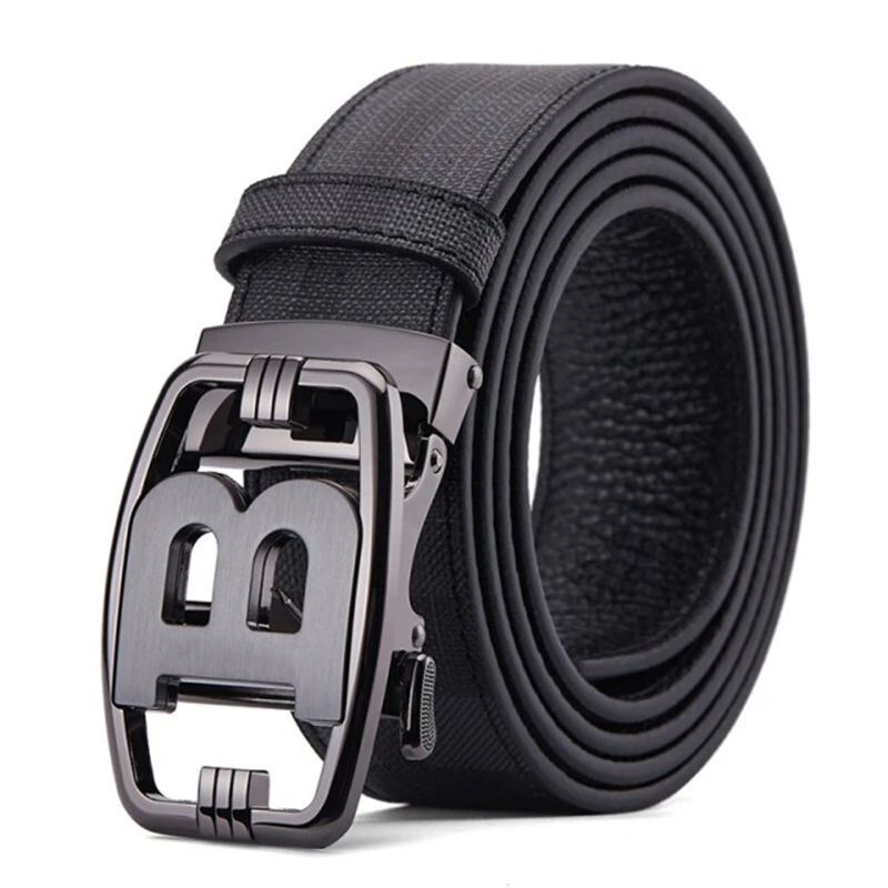 High QualityGenuine leather Belt Men Luxury Brand Designer fashion Belts for Men Strap Male Metal Automatic Buckle