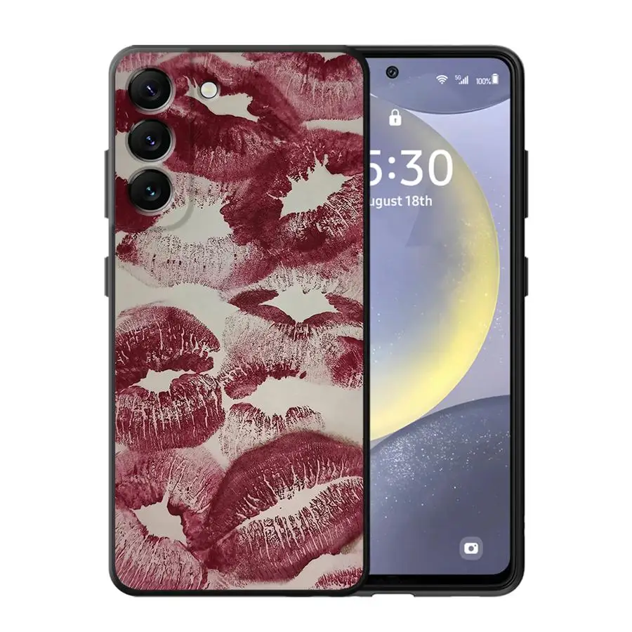Lip Print Phone Cover - Stylish Protective Case