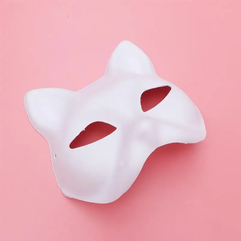 12 Pcs Prom Mask Therian Stage Performance Blank Props Unpainted