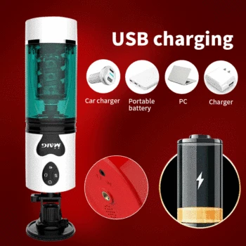 Male Masturbator Automatic Telescopic Rotation Real Vagina Voice Masturbation Cup For Men Pocket Pussy Strong Thrusting Sex Toys 4