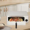 Electric Pizza Baker, Stainless Steel Pizza Oven with Timer, Countertop Convection Oven Pizza Maker with Removable Crumb Tray 4