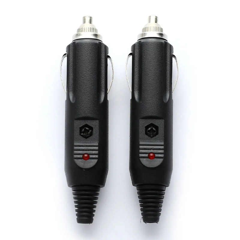 

12V24V car cigarette lighter plug with light without wire socket converter