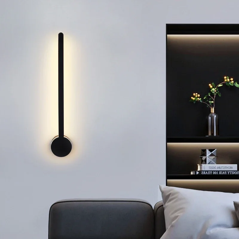Modern Minimalist LED Indoor Sword Hammer Modeling Wall Lamp Bedroom Bedside Living Room Staircase Decorative Lighting 85-265V