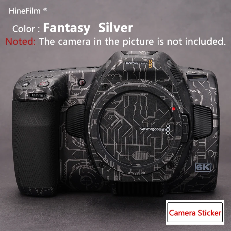 Blackmagic Pocket Cinema Camera 6K + おまけ BMPCC-Pele Envoltório da Câmera para Blackmagic Pocket Cinema