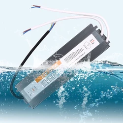 Waterproof LED Power Supply - IP67 Rated Lighting Transformer - 12V