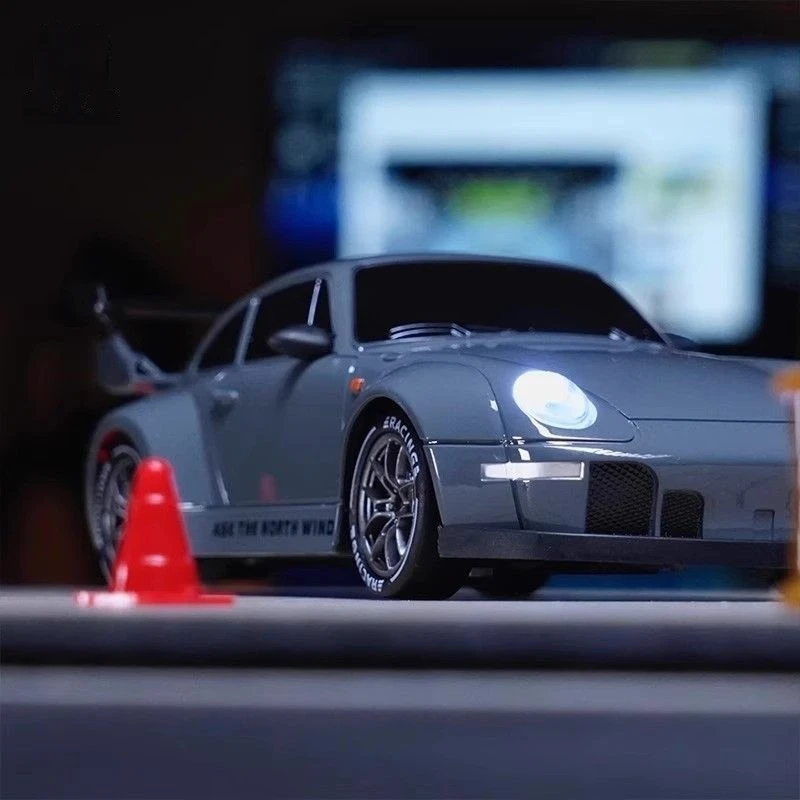 Ask North Wind 993 Rc Limited Edition Liquid Silver Half Proportional Throttle Remote Control Drift Car Collect Beginner Toy Gif 3