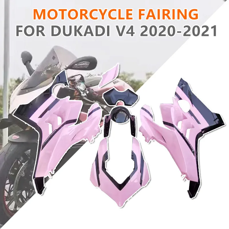 

Порошковый черный комплект обтекателей для мотоцикла Ducati Panigale V4 V4S V4R 2020-2021, корпус из АБС-пластика, колпачок для мотоцикла