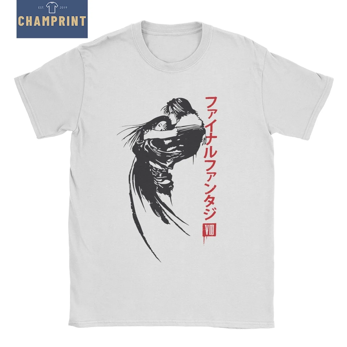 스콜 & 리노아 파이널 판타지 티셔츠, 남성용 퓨어 코튼 빈티지 티셔츠, 크루넥 게임 티셔츠, 반팔 의류, 생일 선물