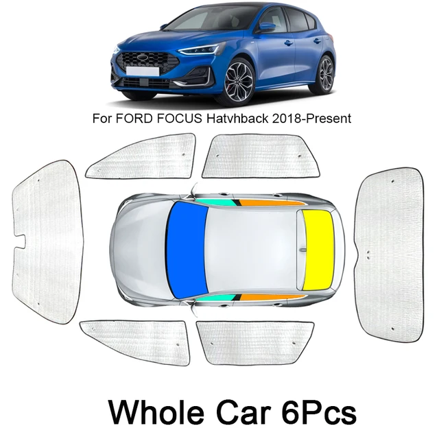 Parasole Auto Per Ford Focus ST Line MK4 Station Wagon 2004-2024 - Pieghevole, Anti UV, Nero - Foto 13