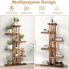 7 Tier Plant Stand Indoor, Bonsai Display Shelf, Wood Plant Holder 6