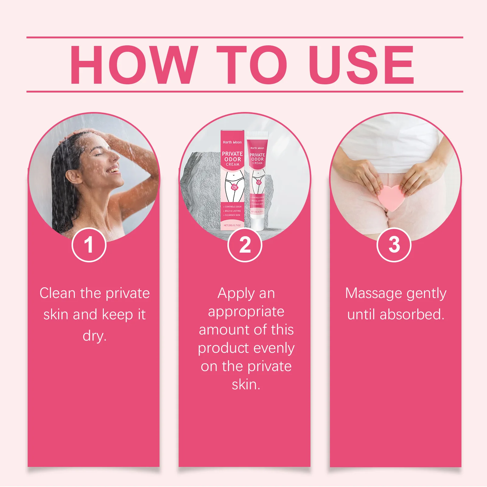 Crema per la cura privata delle donne Odori detergenti Migliora l'illuminazione Idratazione in profondità Mantieni rassodare le creme rassodanti per la vagina 6