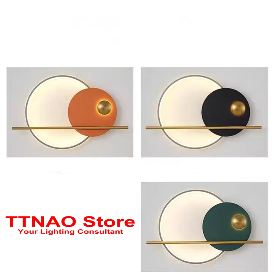 

TTNAO Modern Wall Lamp for Bedroom Living Room Bathroom Corridor LED Bedside Wall Lights Wall Background Light
