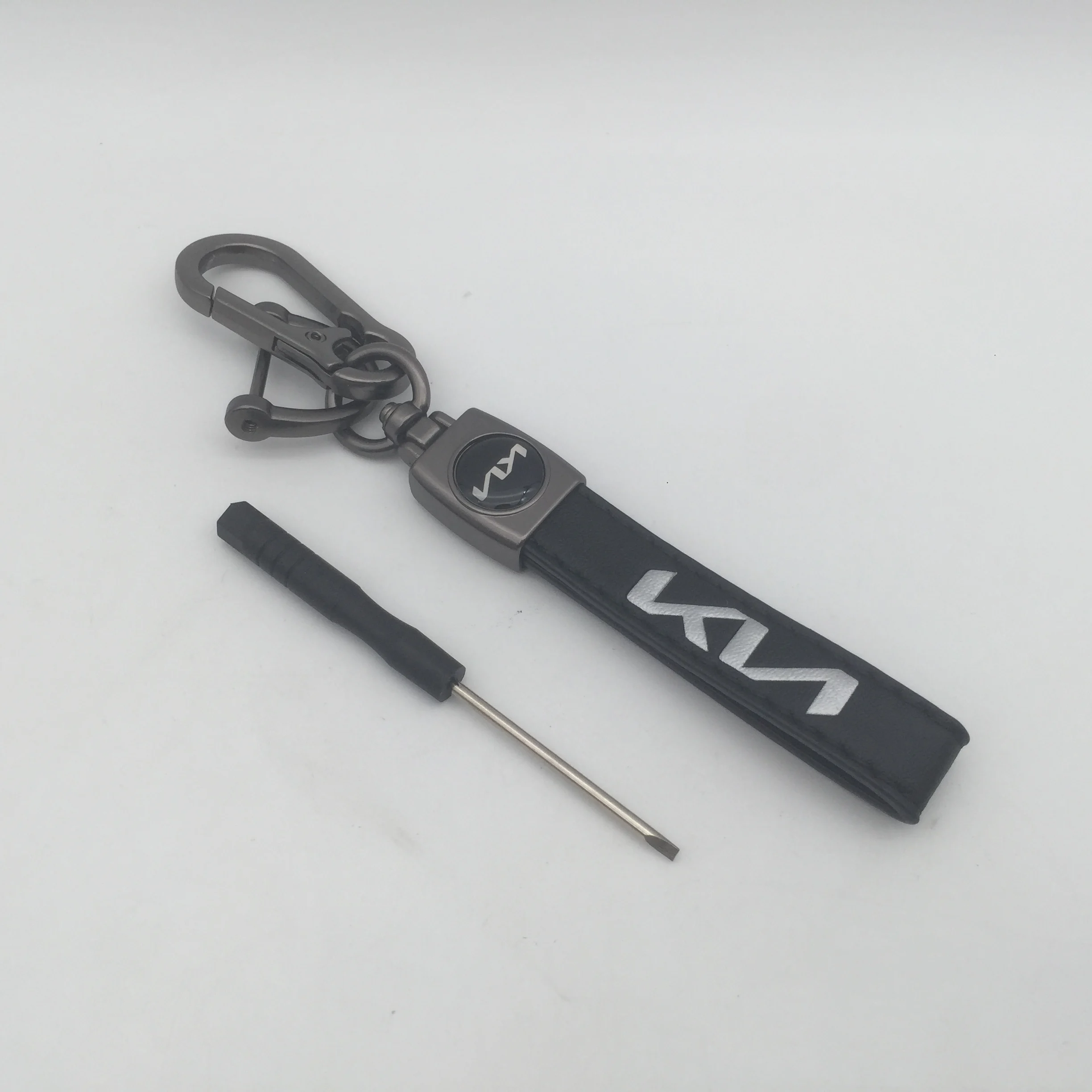 3D Metal+Leather for Car Key Ring Emblem Keychain key chain Keyring badge Decal styling Accessories 1pcs car keychain