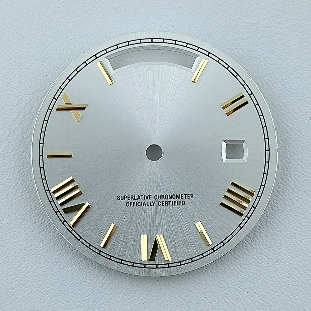 Custom Green Luminous Watch Dial - 31mm Dial for Miyota Movements, Ideal for Watch Repair and Enhancement