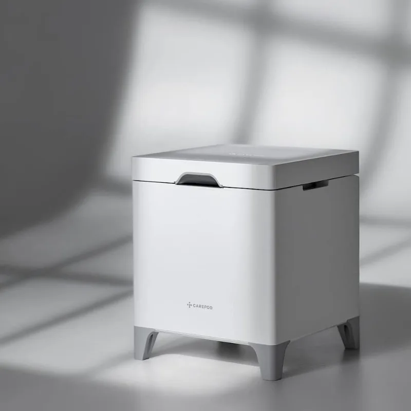 Carepod Cube X50 Stainless Steel Ultrasonic Hybrid Cool and Warm Mist Humidifier, Whisper-Quiet Easy Clean ,4.2 liters,Auto Shut 4