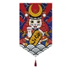 Japanese Short Curtain Doorway Noren Sushi Shop Triangle Flag Kitchen Home Decor Drapes Ramen Restaurant Hanging Half-Curtain 5