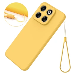 Ultra - Thin Silicone Anti - Fall Case with Soft Skin - Feel and Shockproof Bumper for ZTE Blade V70 (Yellow)
