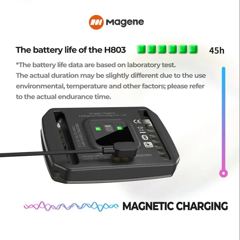 Magene H803 Heart Rate Monitor Arm Wrist Band Sensor Dual Mode Bluetooth ANT Heartbeat Tracker Armband Monitor Health Exercise 5