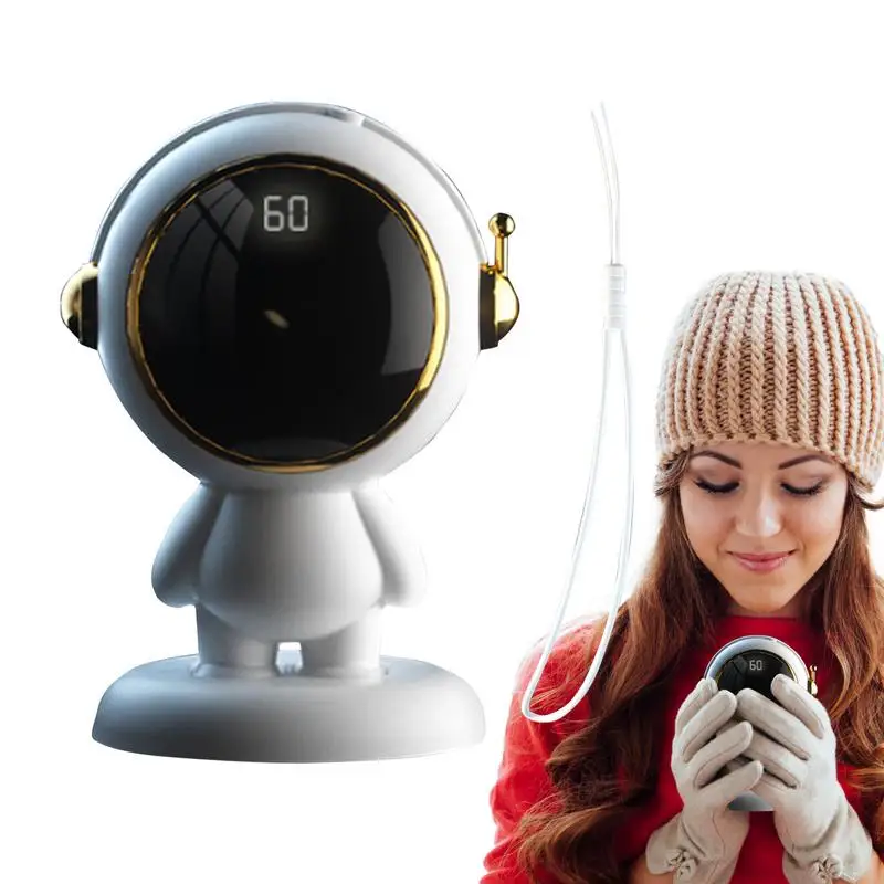 

Fast Heating Hand Warmers USB Rechargeable Hand Warmer Portable Spaceman Handwarmers Winter Handwarmers For indoor outdoor use