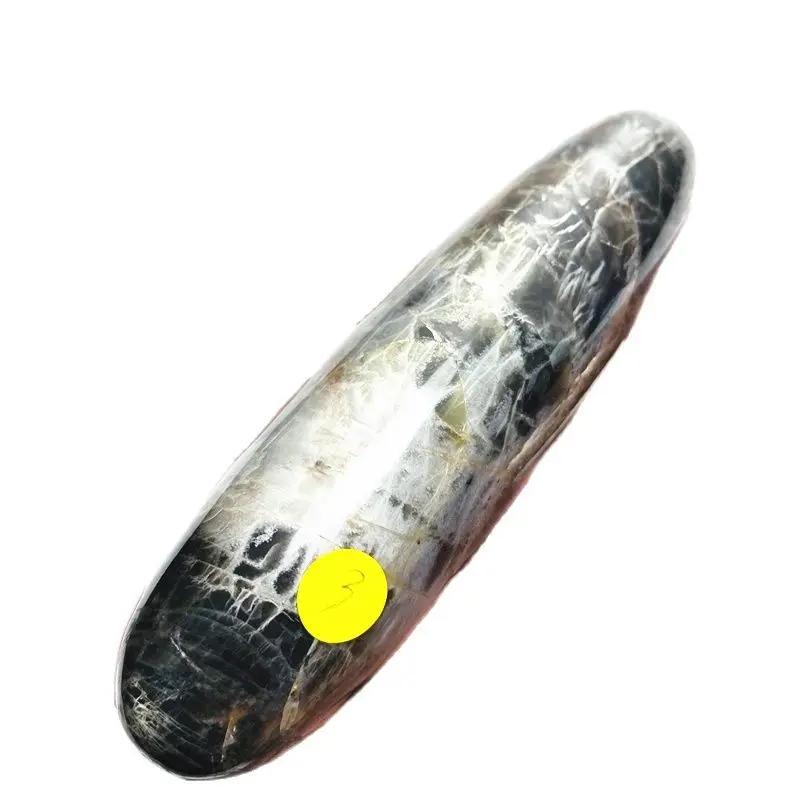 

Natural Labradorite Septarium Massage Stone Crystal Energy Wand Point healing home decor