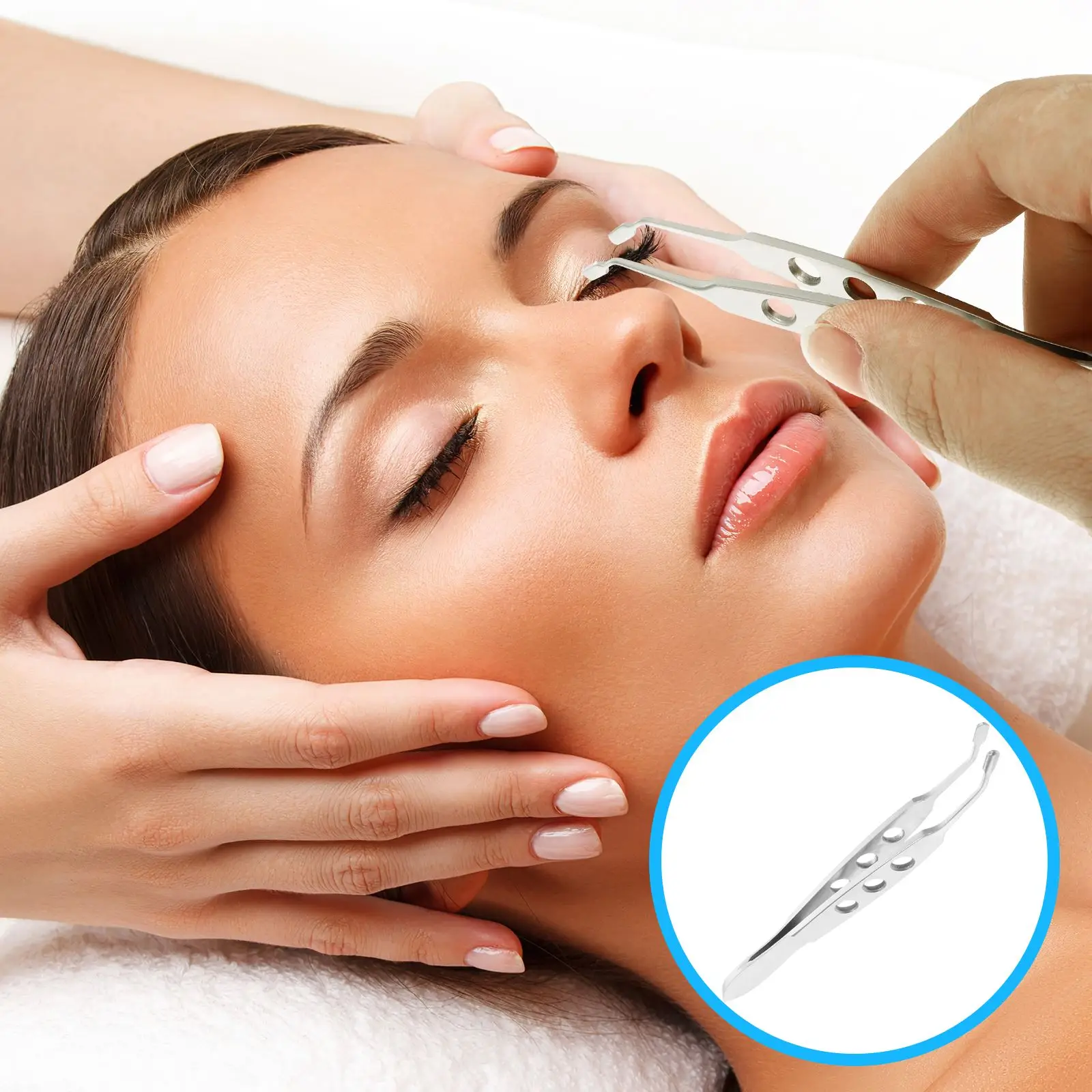 Meibomian Gland Massage Forceps Eyelid Tweezers Expressor Forceps/Tweezers/Forceps Stainless Steel Compressor Lash 2