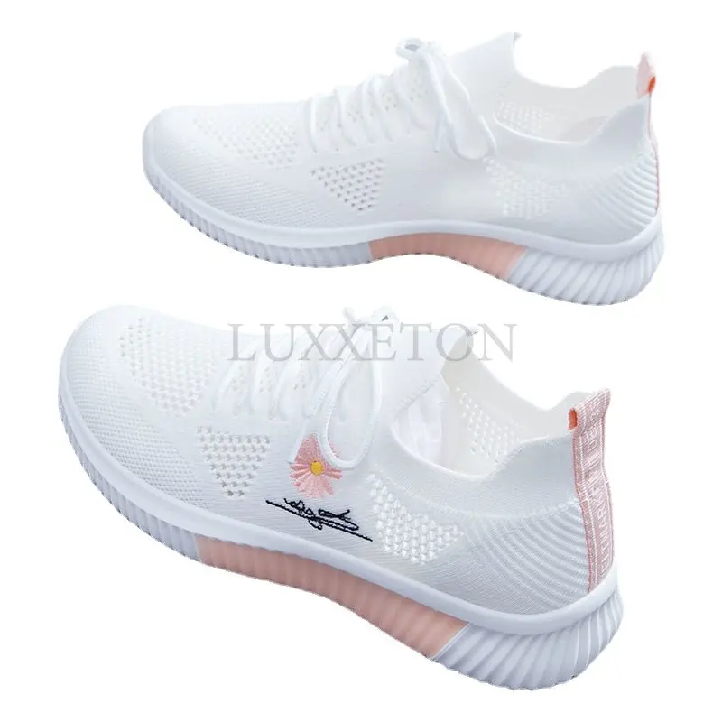 

New Women Sneakers 2023 Summer Autumn High Heels Ladies Casual Shoes Women Wedges Platform Shoes Female Thick Bottom Trainers