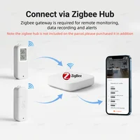 Zigbee 3.0 Temperature Humidity Sensor IP65 Waterproof Tuya Smart Life Indoor Outdoor Smart Home Sensor Zigbee Gateway Required - Image 3
