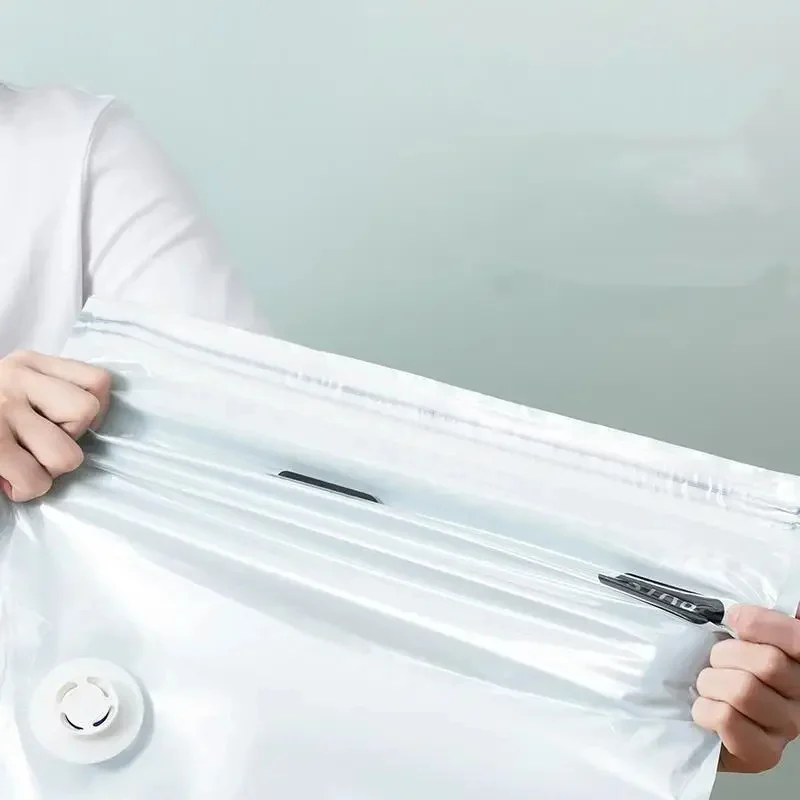 1pc No Need Pump Vacuum Bags Plastic Storage Bags for Storing Clothes Blankets Compression Empty Bag Travel Accessories vacuum storage bags
