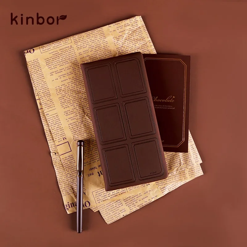 Kinbor Chocolate Week Plan Notebook Set Valentine's Day Gift Creative ежедневник caderno 88 Sheets planificador semana Stationer 4