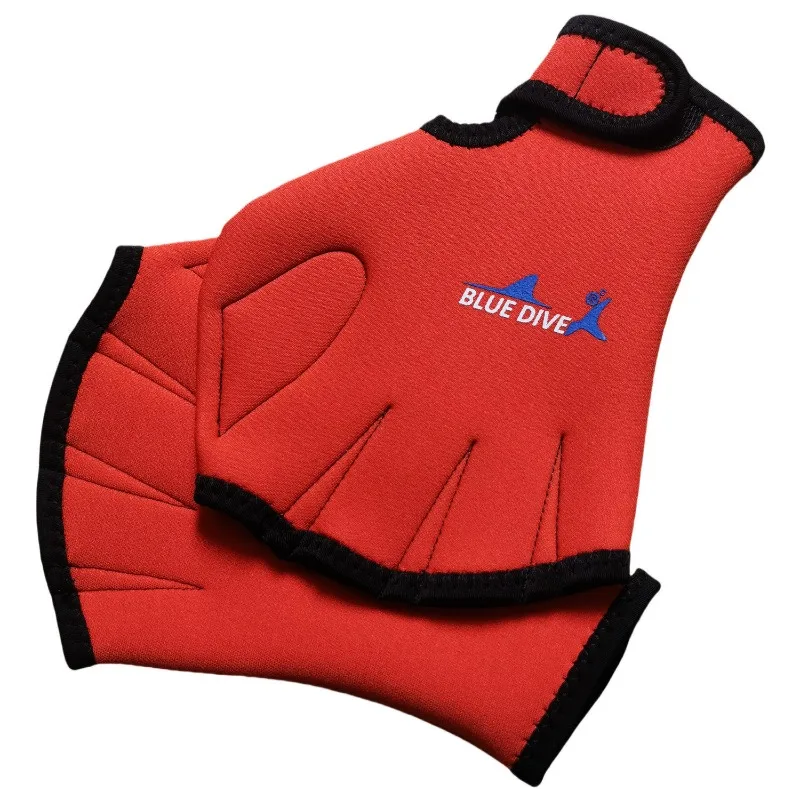 Aquatic Swimming Webbed Gloves Gloves Paddles Fit Traning Water Resistance Webbed Paddles For Swimming Diving swimming paddles swimming gloves