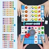 Kid Mini TikTok 64+1 Block Seaside Escape Mahjong Game with Pattern Flag vs Ball Relax Time 1 2 3 4 Players Puzzle Game Toy Gift 1