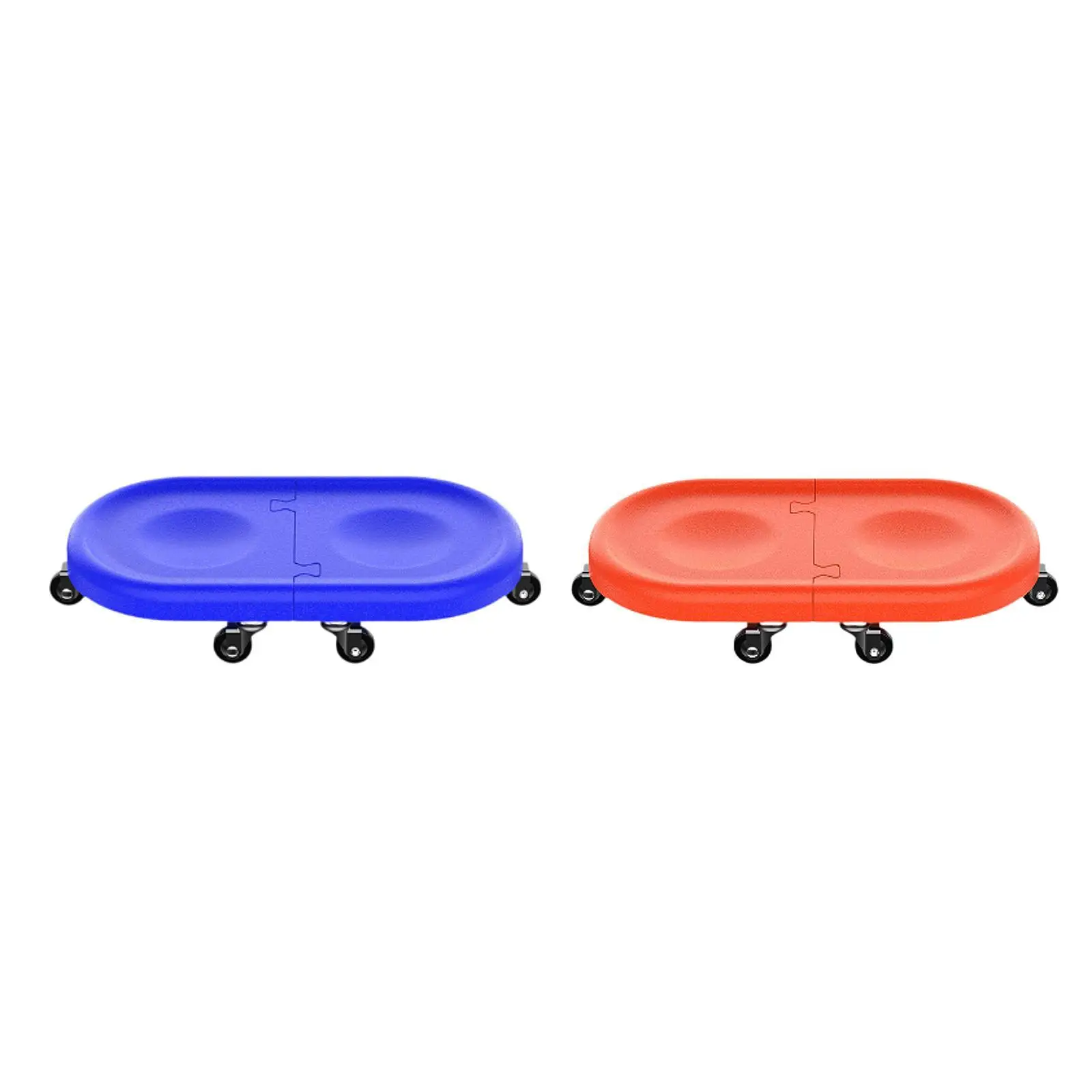 6 Wheel Abdominal Roller Disc Multi Directional Movement Low Noise Women Men