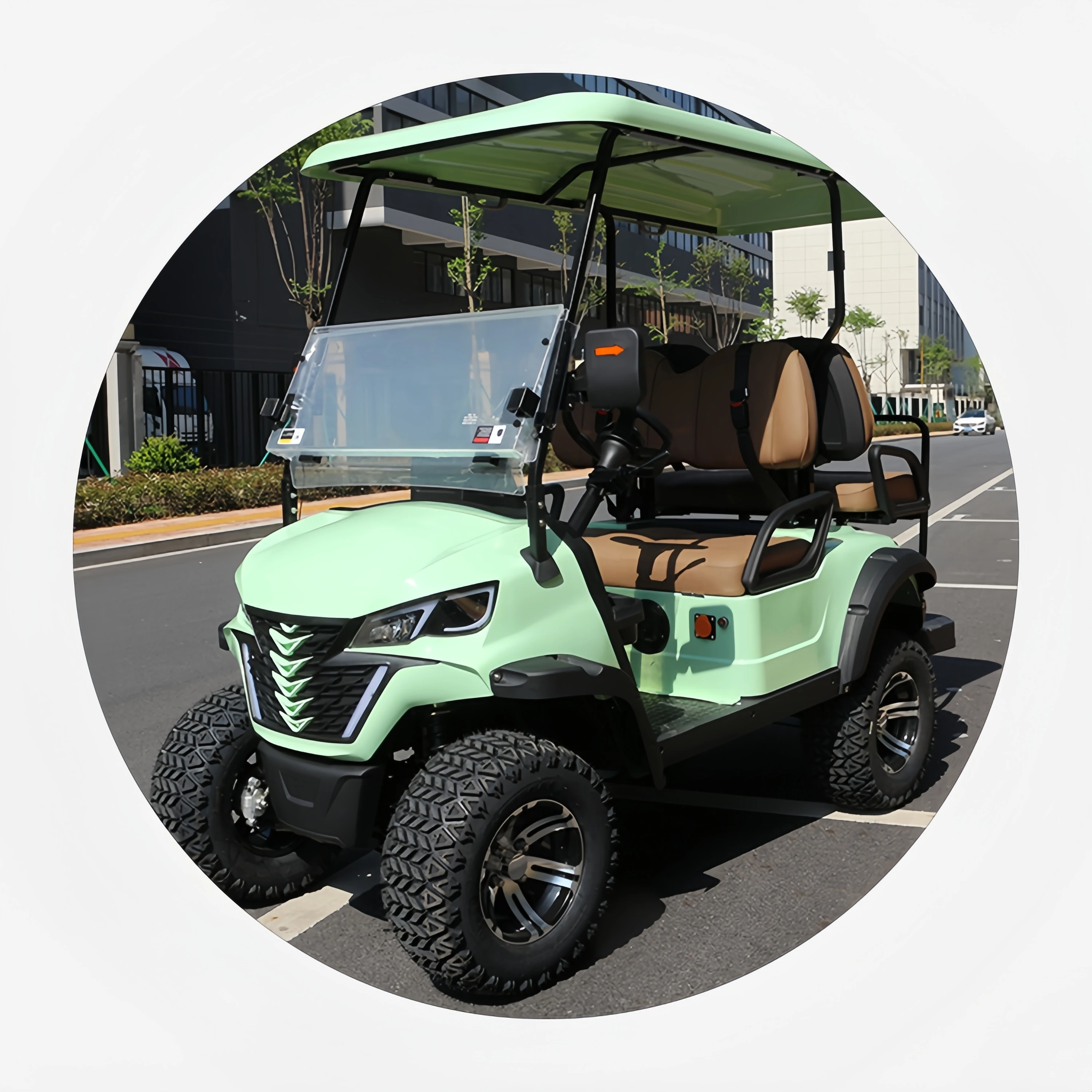 Trustworthy China Supplier Professional Design 6+2 Seats Golf Carts Electric Golf Cart Mini Cart