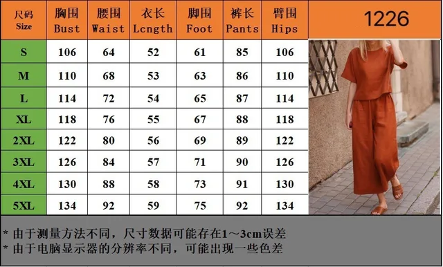 2025 Summer New Women's Fashion Cotton Linen Suit Short Sleeves 2-Piece Set European American Line Color Cross-Border Trade 6