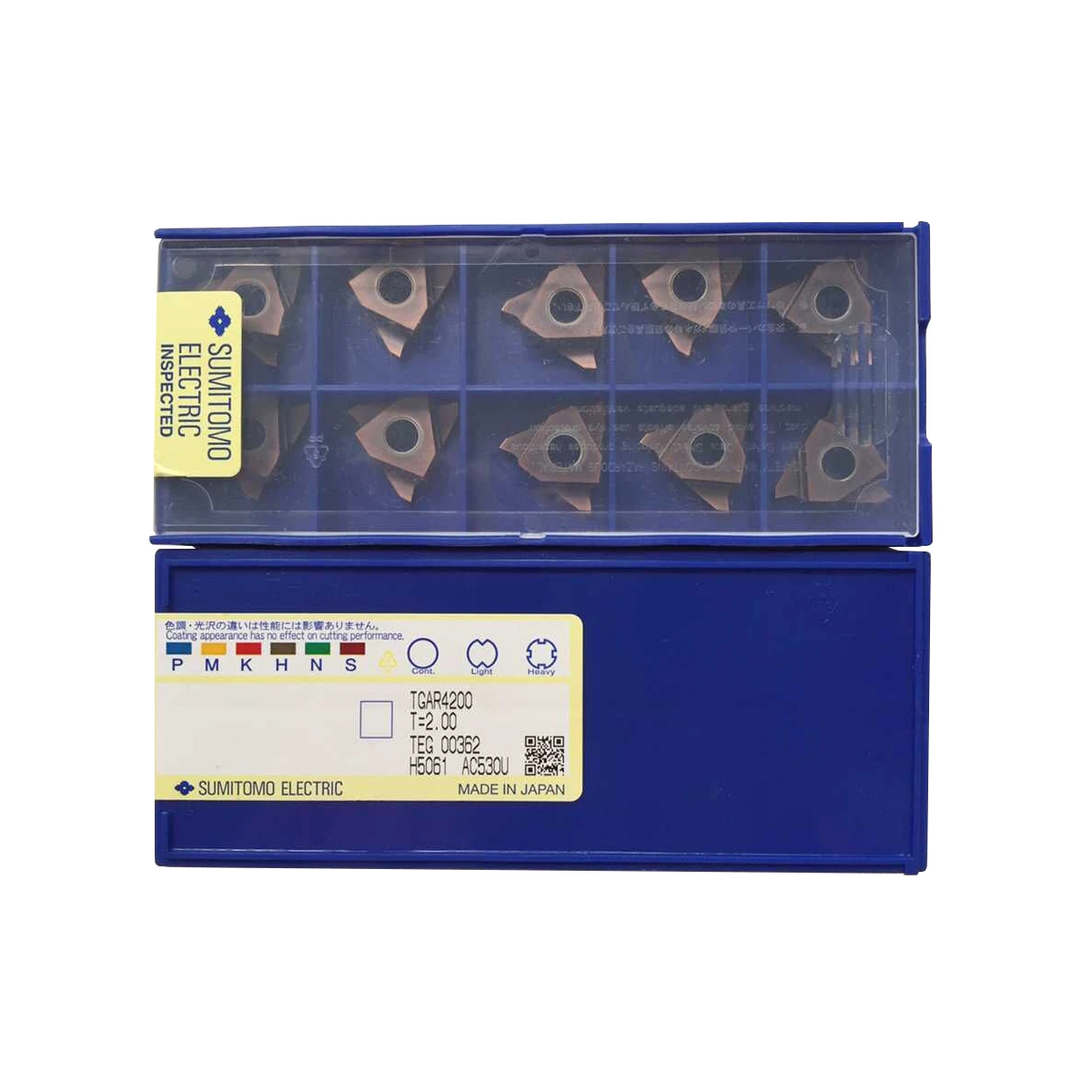 Sumitomo 100 Original Tgal Tgar Tgal4250 Ac530u Tgal4200 T1200a Grooving Tool Carbide Inserts