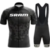 Men's Cycling Outfit Set Mtb Suit SRAM Clothing Man Laser Cut Summer Jersey 2025 Bib Road Bike Uniform Blouse Jerseys Clothes 1