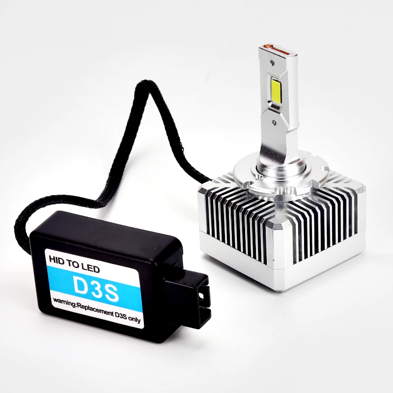 300W D3S LED D1S 헤드라이트, 6500K 슈퍼 캔버스 외부 드라이버, 자동 LED 헤드라이트
