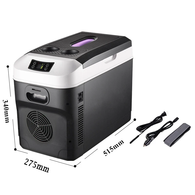 자동차 가정용 미니 냉장고, 식품 저장 음료 냉각기 히터, 0 65 도 피크닉 캠핑, DC12, 24V, 20L